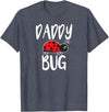 Funny Cute Ladybug Clothing For Daddy Daddy Bug Funny Ladybug for Daddy T-Shirt - Heather Blue