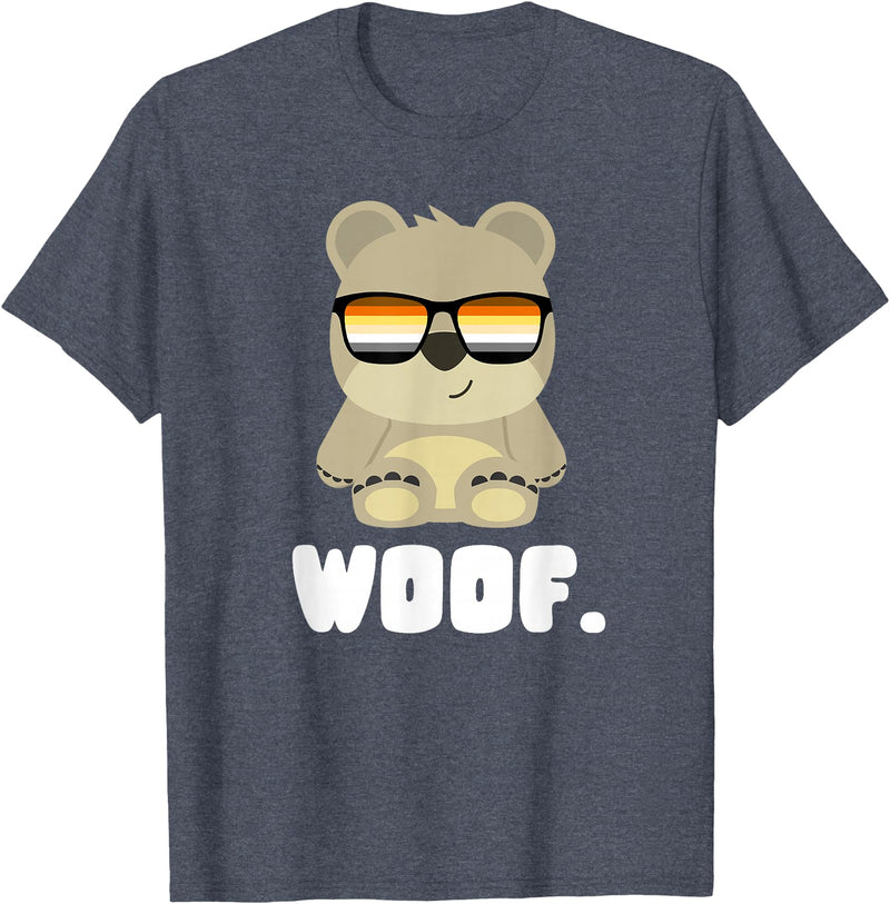 LGBT Bear Community Woof - CSD Bears Gay T-Shirt - Heather Blue