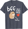 Hamster lover BFF Best Furry Friend my hamster cute fun kids T-Shirt - Heather Blue