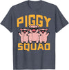 Pig Lover Shirts For Men Women Kids Pig Lover Piggy Squad Hog Farmer Crew Swine Women Men Kids T-Shirt - Heather Blue