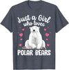 Polar Bear Gift Polar Bear Accessories & Stuff Best Polar Bear Design For Men Women Arctic Polar Bear Lover T-Shirt - Heather Blue