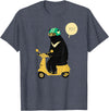 scooter bear tees Scooter Bear black bear T-shirt / taiwan bear shirt sun bear T-Shirt - Heather Blue