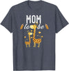 Giraffe Baby Shower Party Ideas For Mom Mom To Be Giraffe Baby Shower Cute T-Shirt - Heather Blue