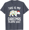 Funny Polar Bears Family Matching Wear Tees Polar Bear Christmas Pajama Santa Bear Lover T-Shirt - Heather Blue