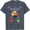 Funny Hamster Meme T-Shirt - Heather Blue