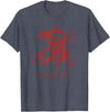 Oddly Specific Apparel Well if the shoe fish, wear it Shoe Fish Cursed Y2K T-Shirt - Heather Blue