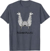 Pushmi-Pullyu Llama Funny Alpaca Llama Style, Pushmi-Pullyu Yoga T-Shirt - Heather Blue
