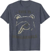 Funny Bear Pun Teez This Is Unbearable Funny Bear Word Game T-Shirt - Heather Blue