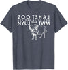ZOO TSHAJ KUV CES NTSHE YOG NYUJ THIAB TWM APPAREL Hmong Handsome or Beautiful T Shirt Cow and Water Buffalo T-Shirt -