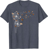 Guinea Pig Lover Animal Pet Gift Animal Lovers Rodent Dandelion Guinea Pig T-Shirt - Heather Blue