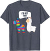 VepaDesigns Cinco De Mayo Shirt Mexican Gift Llama Id Hit That Pinata Mexican Funny Cinco de Mayo Gift T-Shirt - Heather Blue