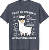 Math Llama Clothing Math Llama T-Shirt - Heather Blue