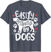 DogDogWoof Dog T-Shirt - Heather Blue