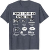 Cow Crop Farm Gift Field Tractor Farmer Ranch Things I do in my spare Time Cow Harvest Farming Barn Cattle T-Shirt - Heather