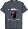 Z Generation TEES Funny Bear Excuse Me Your Birdfeeder Is Broken T-Shirt - Heather Blue