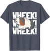 Guinea Pig Gifts & Merchandise Guinea Pig Girl Wheek! Wheek! Guinea Pigs T-Shirt - Heather Blue
