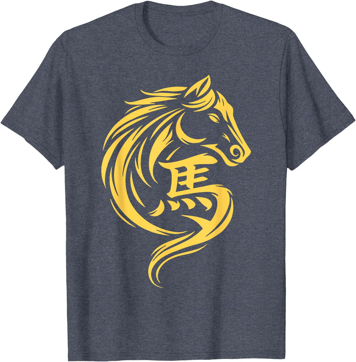 2026 Year of The Horse Chinese New Year Men Woman Year of The Horse Chinese New Year 2026 Lunar New Year 2026 T-Shirt - Heather Blue