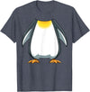 HalloweenCentre Co. Funny Penguin Costume Penguin Body Headless Penguin Costume T-Shirt - Heather Blue