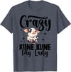 Kune Kune Pig Accessories & KuneKune Clothes Kune Kune Pig Girl Accessories for Women Kunekune Pig T-Shirt - Heather Blue