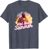 Bear & Cub Chaser Pride Community Co. Hot Bear Summer - Bear & Cub Gay Pride LGBT Bear Gay Daddy T-Shirt - Heather Blue