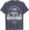 Lique National Park Yosemite National Park T shirt California Bear Vintage Gifts T-Shirt - Heather Blue