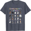 Cute Animal Rabbit Lover Bunny Graphic T-Shirt in Heather Blue