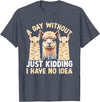 Funny Alpaca Quotes Alpaca Farmer Funny Llama Quotes Funny Alpaca Alpaca Farmer T-Shirt - Heather Blue