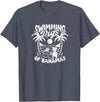 Bahamas - Animals - Attraction SWIMMING PIGS OF BAHAMAS - Bahamas T-Shirt - Heather Blue