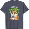 Boys Hamster T-Shirt - Heather Blue