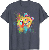 Funny Hamster T for Boys, Girls, Men, Women & Kids Hamster T-Shirt - Heather Blue