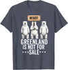 Greenland is not for sale Merch Greenland is not for Sale Polar Bear Greenland Denmark T-Shirt - Heather Blue
