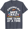 Best Fish Tank Gift For Aquarium Lovers Fishkeeper Funny Aquarium Designs Men Dad Husband Fish Tank Fishkeeping T-Shirt - Heather Blue