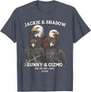 Jackie and Shadow Bald Eagle Family Tee Jackie and Shadow Sunny and Gizmo Big Bear Lake 2025 T-Shirt - Heather Blue