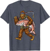 Northern Outdoors Redfish Collection Redfish Fishing Hunting Bigfoot Fishermen T-Shirt - Heather Blue