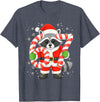 Funny Raccoon Christmas 67 Meme Tee PJm Men Women 67 Meme Polar Bear Funny Christmas PJm Men Women Family T-Shirt - Heather Blue