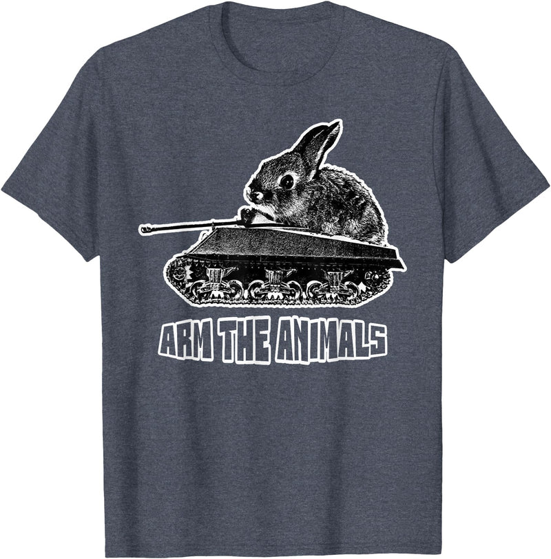 Cute Rabbit Lover Bunny Graphic Tank Top in Heather Blue