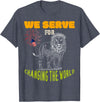 Lions Club members gift Lions Club we serve for changing the world volunteer gift T-Shirt - Heather Blue