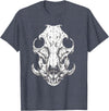 Hog Hunter Skull Co. Hog Hunter Skull Hunting Wild Hog Pigs T-Shirt - Heather Blue
