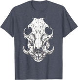 Hog Hunter Skull Co. Hog Hunter Skull Hunting Wild Hog Pigs T-Shirt - Heather Blue