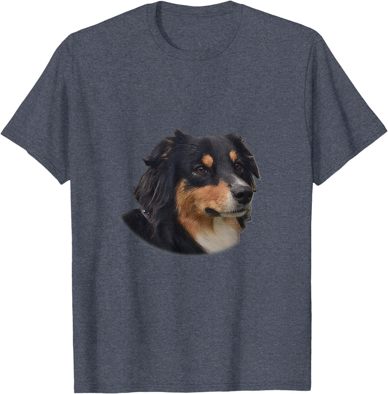 Grizzly/Doudy Dog T-Shirt - Heather Blue