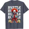 Hip Hop Clown Money Calling Horror Streetwear Tee Hip Hop Scary Clown Hustle Money Urban Streetwear Halloween T-Shirt -