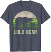 Lolo Bear Gifts & Shirts From Grandchildren Funny Filipino Grandpa Shirts From Grandkids, Cub Lolo Bear T-Shirt - Heather Blue