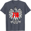 Polish Pride Buffalo Dyngus Day Shirt Polish Falcon Eagle 716 Buffalo NY New York T-Shirt - Heather Blue