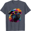 Guinea Pig Lover Designs Guinea Pig Lovers Colorful Pop Art Guinea Pig T-Shirt - Heather Blue