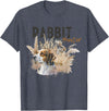 Beagle Dog Rabbit Hunter Rabbit Hunting Rabbiting Hunter for T-Shirt in Heather Blue