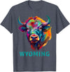 Love Wyoming Accessories, Apparel and Home Decor Wyoming American Bison Lover Buffalo for Men Women Souvenir T-Shirt -