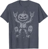 Funny El Rocker Pumpkin Tee Shirt El Rocker Pumpkin T-Shirt - Heather Blue
