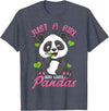 Panda Shirt & Tees Just A Girl Who Loves Pandas Shirt for Girls T-Shirt - Heather Blue