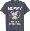 Koala Bear Birthday Party Theme Supplies Air 1st First Birthday Koala Bear Mommy Of The Birthday Girl T-Shirt - Heather Blue