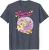 Cartoon Network Cow and Chicken Best Friends T-Shirt, Men's Blue Short Sleeve Cartoon Character T-Shirt, Small - Heather Blue